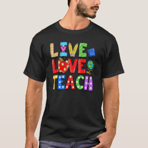 Camiseta Professor de Ensino ao Vivo Adorava Dizer Professo