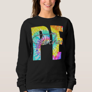 Camiseta Professor De Ensino Físico Tie Dye Pe Primeiro Dia