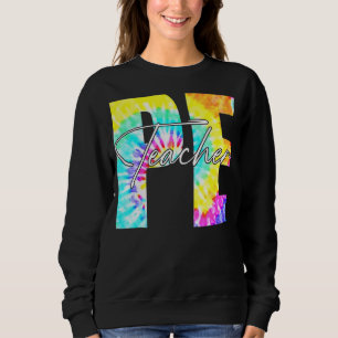 Camiseta Professor De Ensino Físico Tie Dye Pe Primeiro Dia
