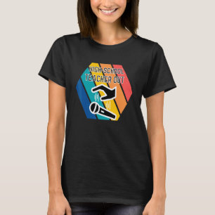 Camiseta Professor de Ensino Médio Fora Microfone Drop Apre