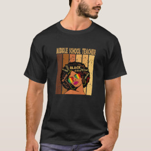 Camiseta Professor de Ensino Médio História Negra Afro-Afri