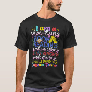 Camiseta Professor de Escola de Cuidados Infantis Prestador