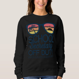 Camiseta Professor de escola fora de serviço Óculos de sol