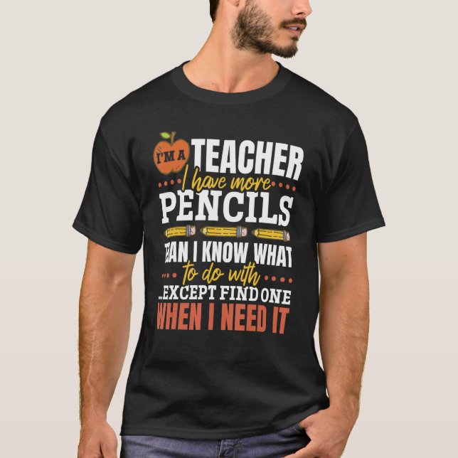 Camiseta Professor de escola sou professor (Frente)