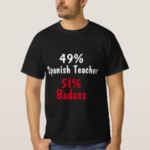 Camiseta Professor de Espanhol Badass