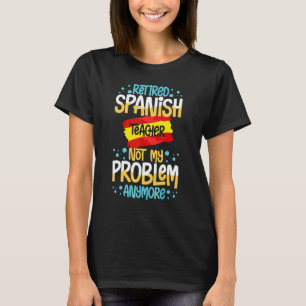 Camiseta Professor de Espanhol Bandeira da Espanha Aula de
