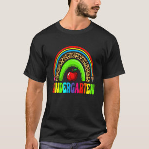 Camiseta Professor de Esquadrão de Arco-Íris de Leopardo Cu