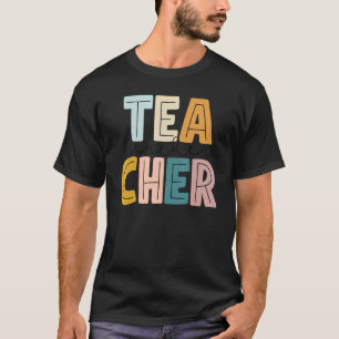 Camiseta Professor De Estilo De Boho Retroativo À Escola 1