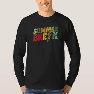 Camiseta Professor de Férias Leopardo Aflito Relâmpago