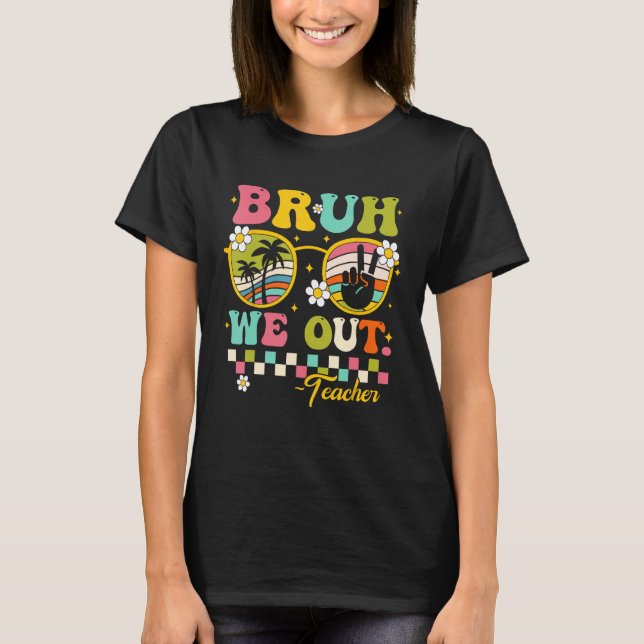 Camiseta Professor de Fim do Ano Escolar Summer Bruh (Frente)