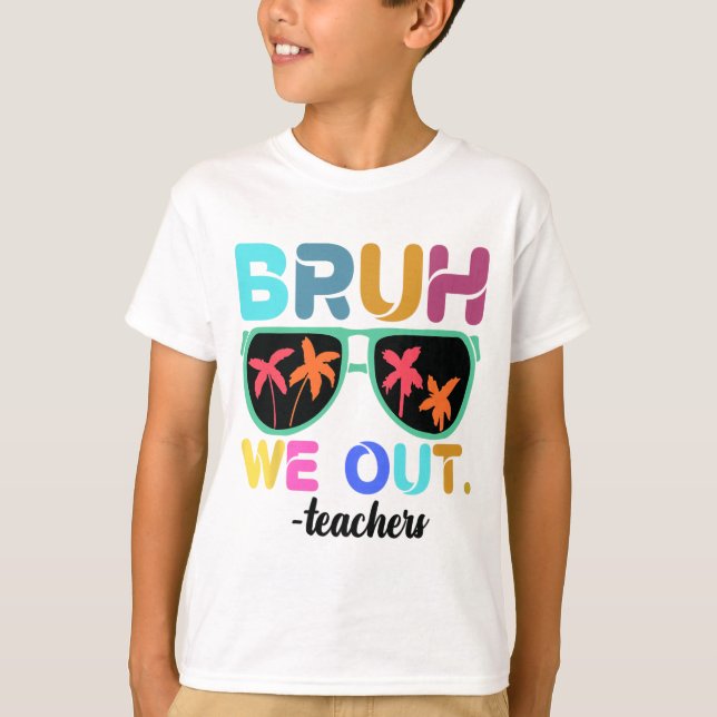 Camiseta Professor de Fim do Ano Escolar Summer Bruh (Frente)