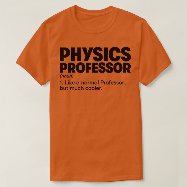 Camiseta Professor de Física (Frente do Design)