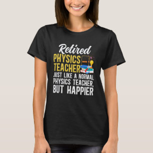 Camiseta Professor de Física Aposentado Engraçado Aposentad