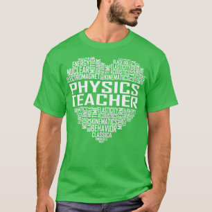 Camiseta Professor de Física Coração