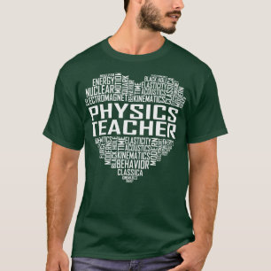 Camiseta Professor de Física Coração