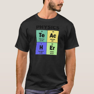 Camiseta Professor de Física de Mesa Periódica