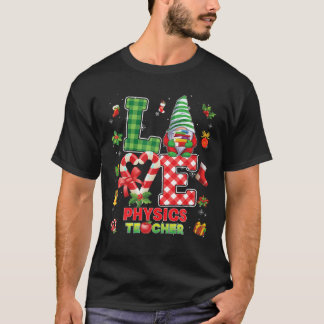 Camiseta Professor de Física do Amor de Natal Gnome Candy C