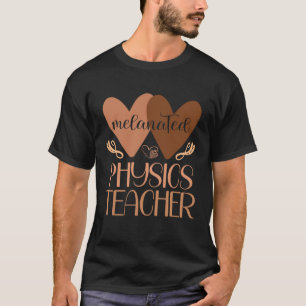 Camiseta Professor de Física Negro Ensino Médio História Ne