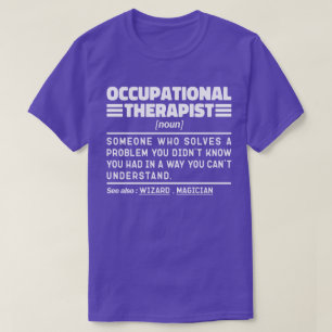 Camiseta Professor de Fisioterapia de Noun Terapêutica Ocup