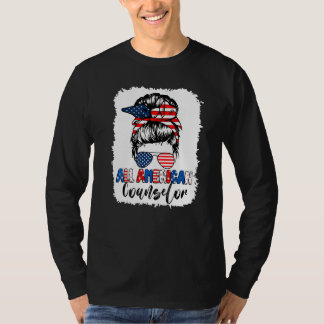 Camiseta Professor de fundo Paint do Conselheiro Americano 