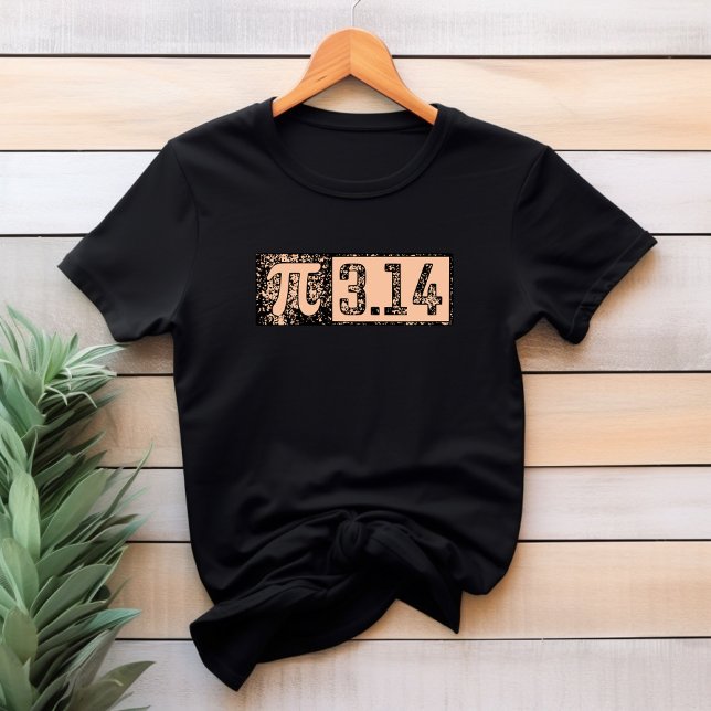 Camiseta Professor de Geek de Matemática Pi Day Peach 3.14 (Criador carregado)