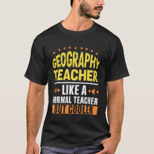 Camiseta Professor de Geografia Como um Professor Normal Ma