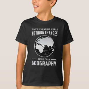 Camiseta Professor de Geografia Mapa Engraçado Mundo Contém