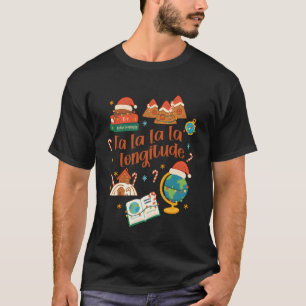Camiseta Professor de Geografia Natal Vibes FA La La La