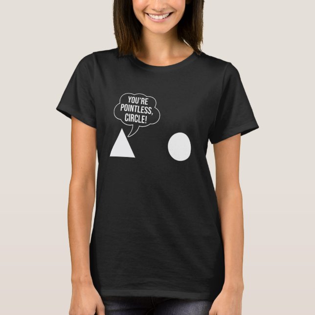 Camiseta Professor de Geometria de Matemática Engraçado Tri (Frente)