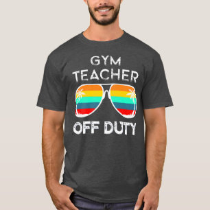 Camiseta Professor de ginástica em educação física Verão Va