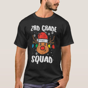 Camiseta Professor de Grau segundo de Reindeer Dia de Natal