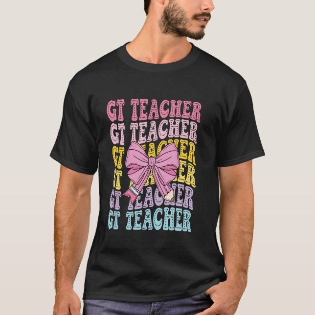 Camiseta Professor de GT Doador & Talentoso Equipe de Profe (Frente)