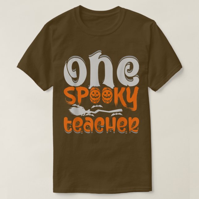 Camiseta Professor de Halloween (Frente do Design)