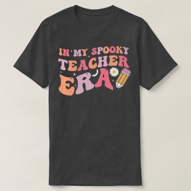 Camiseta Professor de Halloween Groovy (Frente do Design)