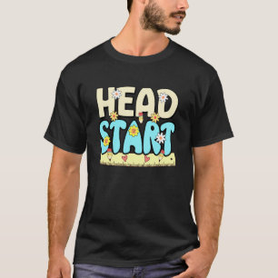 Camiseta Professor de Head Start Educador de Primeira Infân