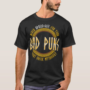 Camiseta Professor de História Apollo Pun, mitologia grega