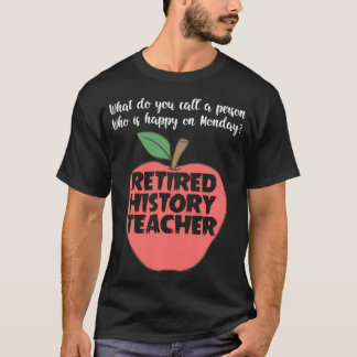 Camiseta Professor de História Aposentado Engraçado - Apose