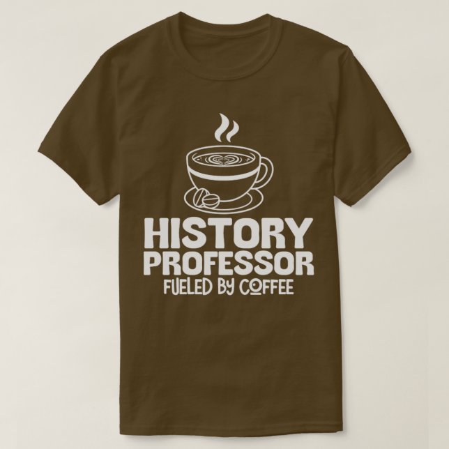 Camiseta Professor de História Café (Frente do Design)