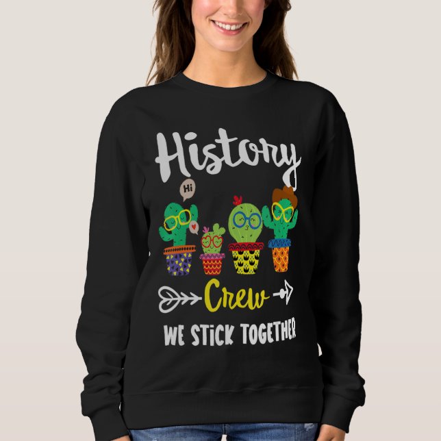 Camiseta Professor de História da Equipe de Cactus da Tripu (Frente)