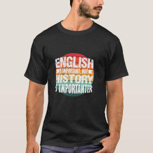 Camiseta Professor de História Divertida Oferece Engraçado