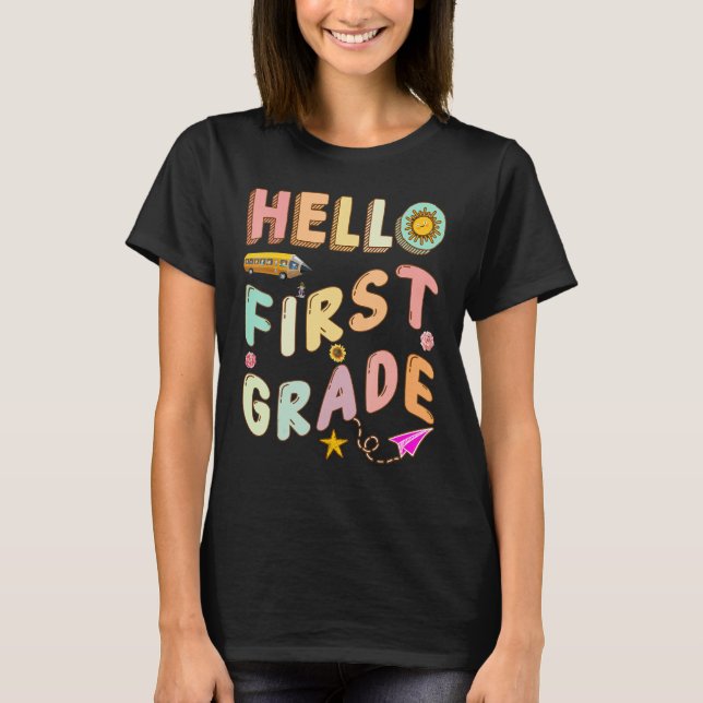 Camiseta Professor de História do Primeiro Grau Ensino de E (Frente)
