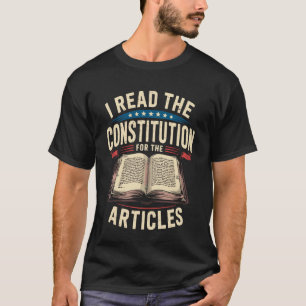 Camiseta Professor de História Eu Li A Constituição para o