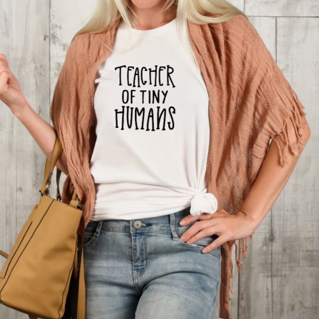 Camiseta Professor de Humanos Pequenos Educadores da Primei (Criador carregado)