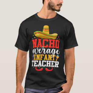 Camiseta Professor de Infantil Não Mediano Engraçado Cinco