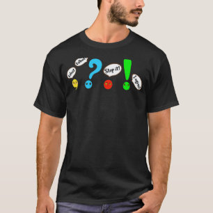 Camiseta Professor de Inglês de Gramática Pontuação Engraça