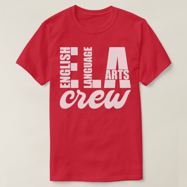 Camiseta Professor de Inglês ELA (Frente do Design)