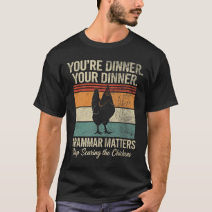 Camiseta Professor de Inglês Engraçado Gramática Pare de As