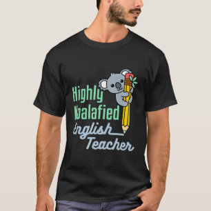 Camiseta Professor de Inglês Koala Fim de Ano