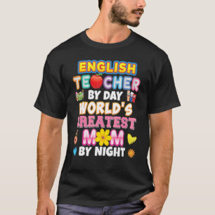 Camiseta Professor de Inglês na Maior Noite de Mãe do Mundo