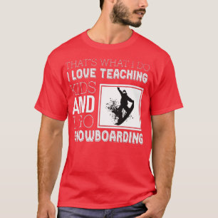 Camiseta Professor de inverno Tutor Snowboard